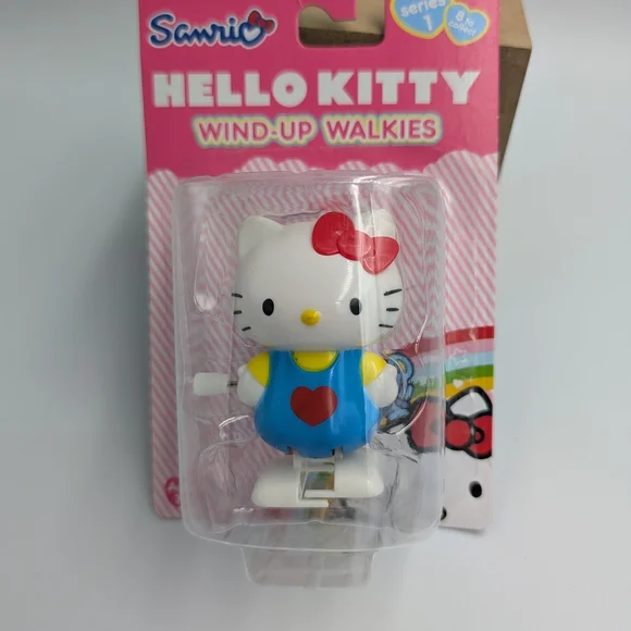 Hello Kitty Wind-Up Walkies - Red, Blue, White - Picture 2 of 4